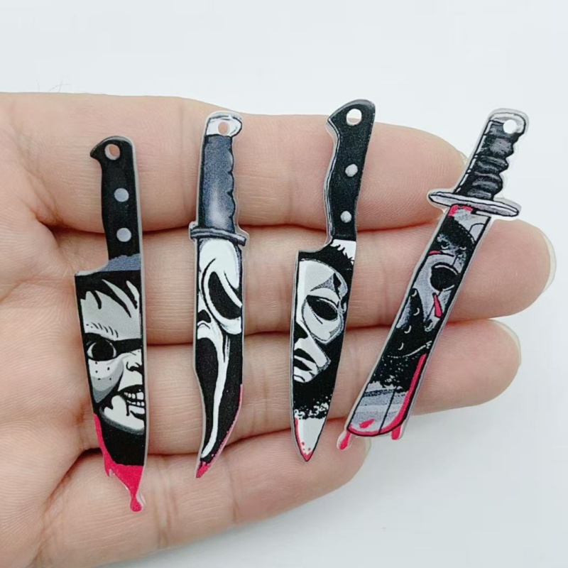Jewelry Making Diy - 10 pieces of acrylic jewelry Halloween