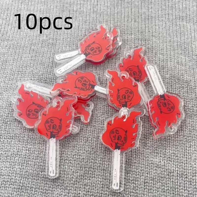 Jewelry Making Diy - 10pcs acrylic skull pendant, DIY jewelry