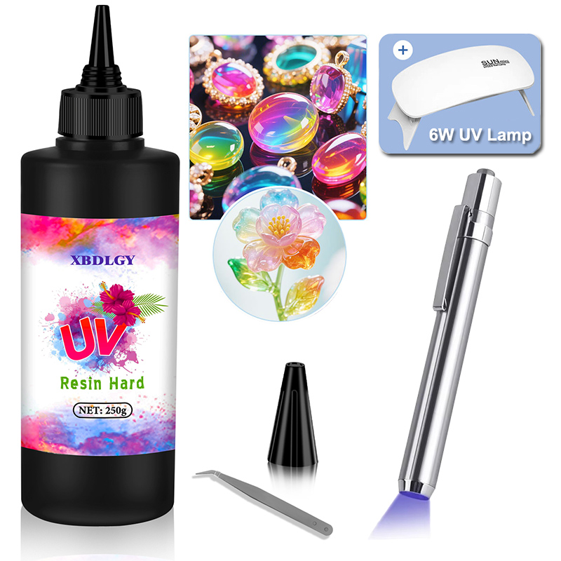 200g/250g/500g UV Resin Hard G - đánh giá và giá Jewelry Making Glue