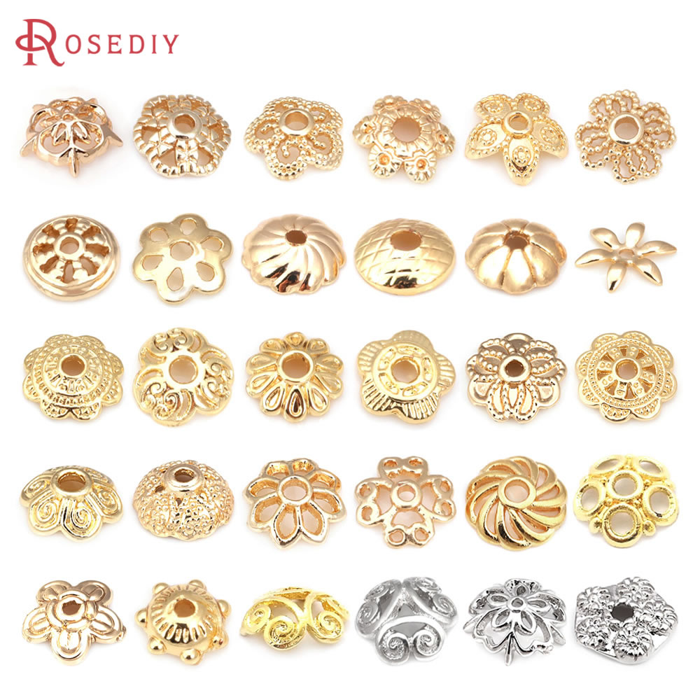 Vàng 14K Màu Đồng Hoa Hạt Mũ T - đánh giá và giá Bead Cap Flower