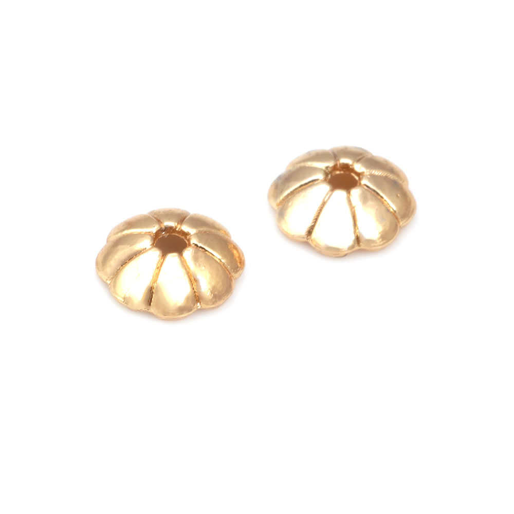 Vàng 14K Màu Đồng Hoa Hạt Mũ T - đánh giá và giá Bead Cap Flower