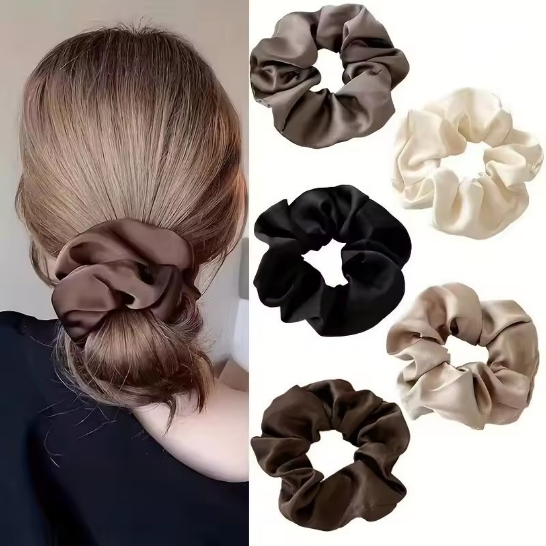 5PCS Satin Hair Scrunchie Exqu - đánh giá và giá Jewelry Making Adults
