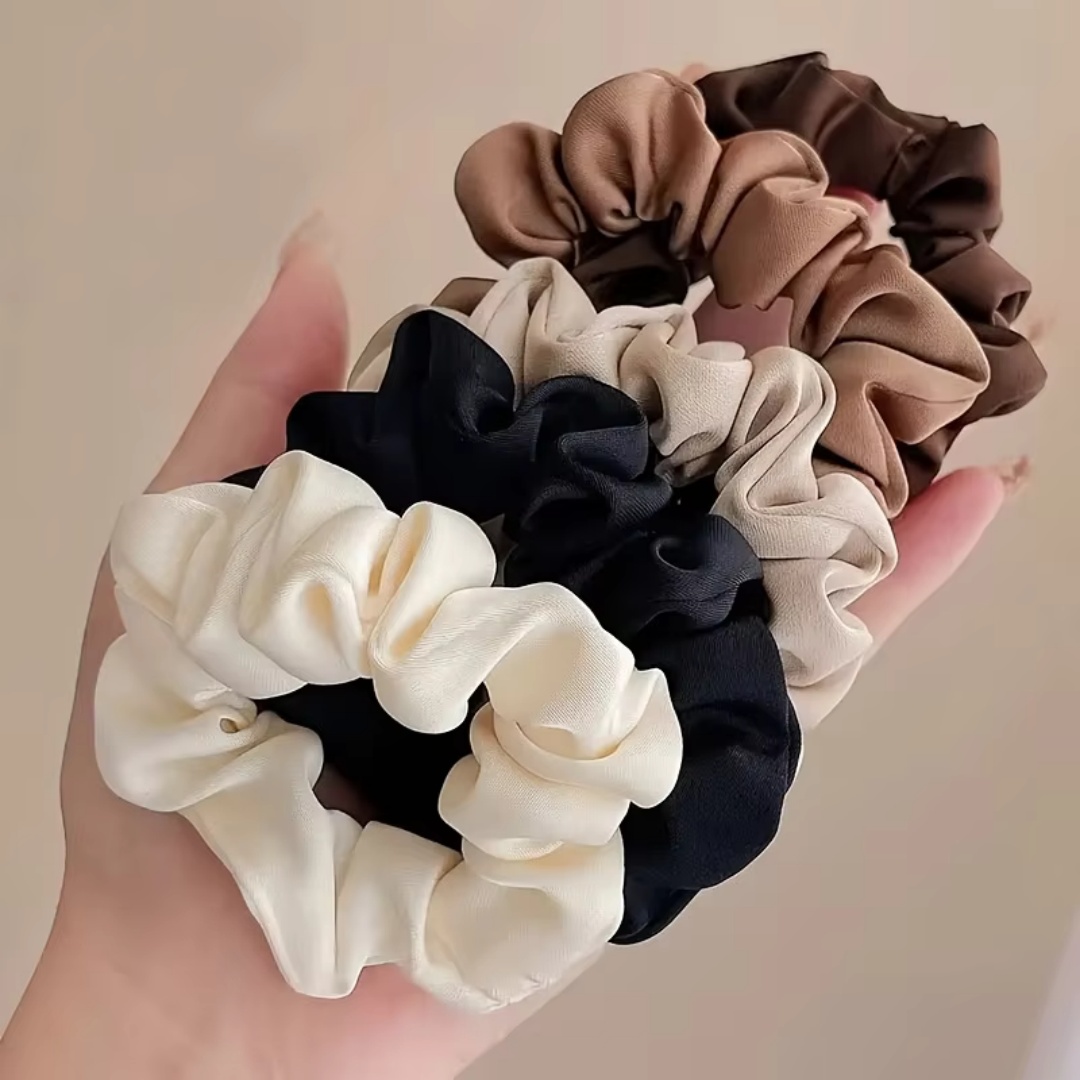 5PCS Satin Hair Scrunchie Exqu - đánh giá và giá Jewelry Making Adults