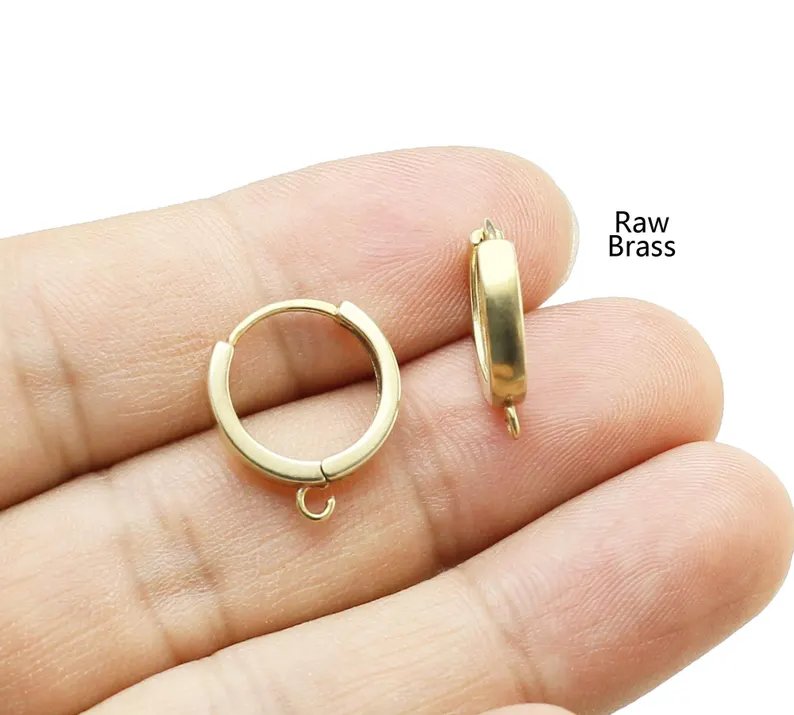 10pcs Brass Ear Hoops, Leverba - đánh giá và giá Jewelry Making Class