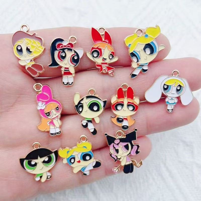 10pcs Alloy Oil-Dripping Carto - đánh giá và giá Jewelry Making Diy