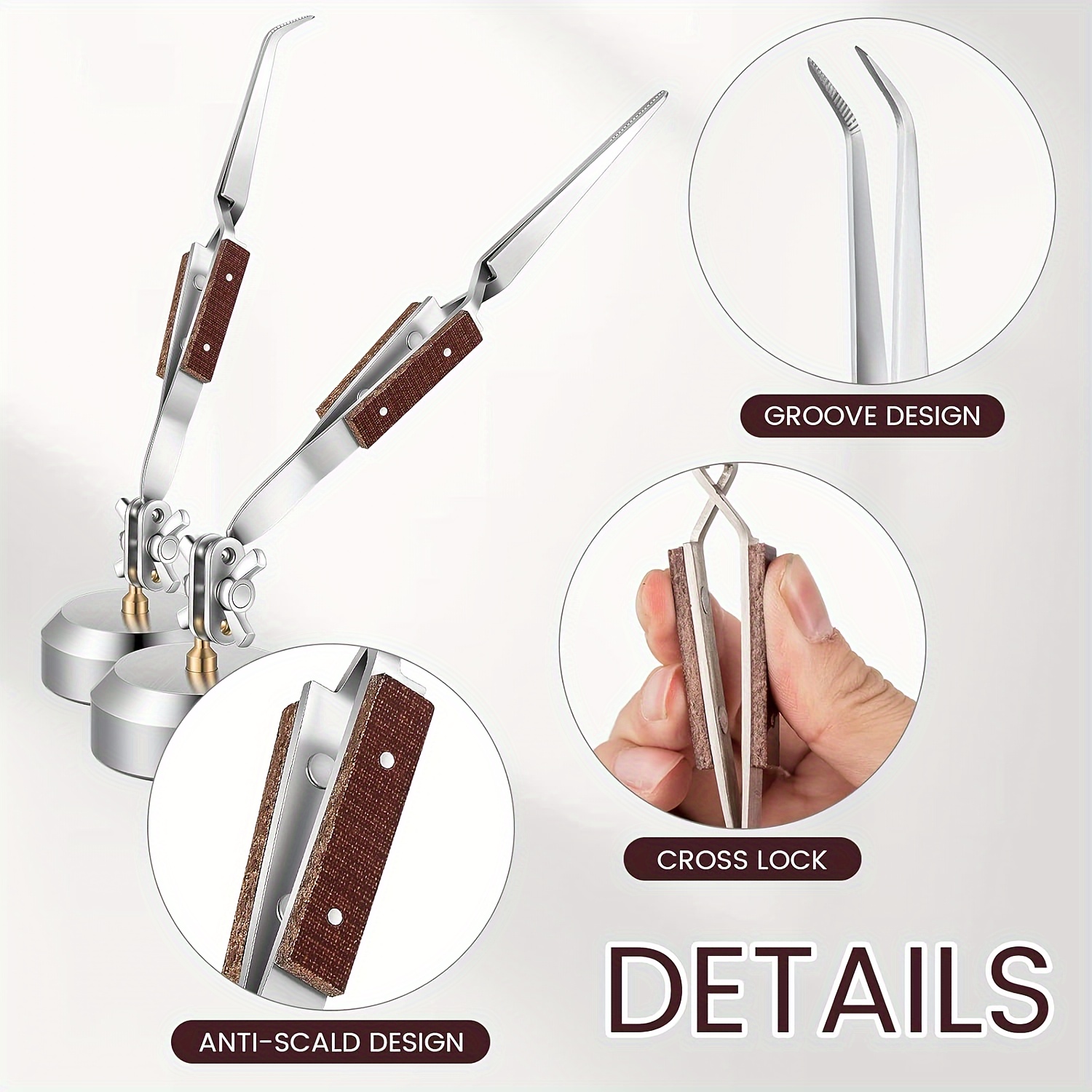 Third Hand Soldering Tweezers  - đánh giá và giá Jewelry Making Needle Nose Pliers