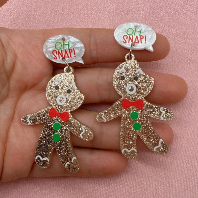 10pcs Cute Christmas Gingerbre - đánh giá và giá Jewelry Making Diy