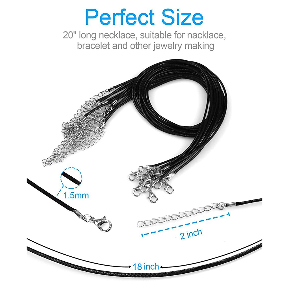 ABQR 24PCS Cord Necklace, 20 i - đánh giá và giá Jewelry Making Diy