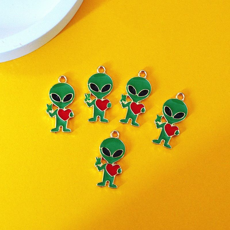 10pcs Simple Alien Alloy Drip  - đánh giá và giá Jewelry Making Diy