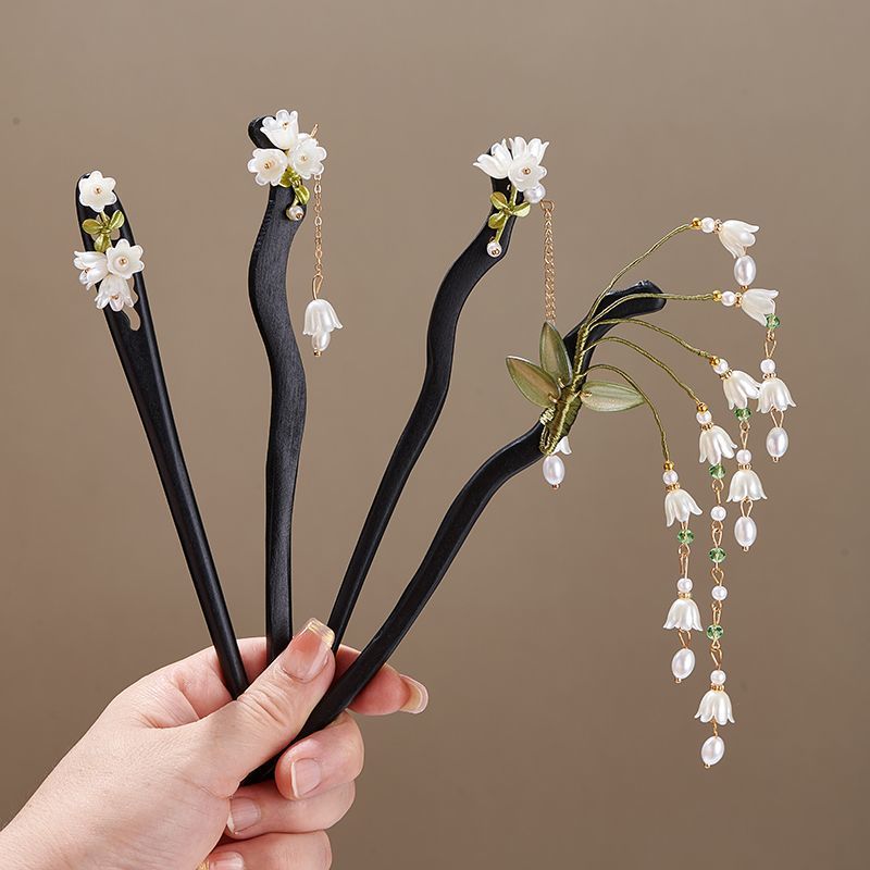 Wooden Flower Hairpin Vintage  - đánh giá và giá Jewelry Making Adults