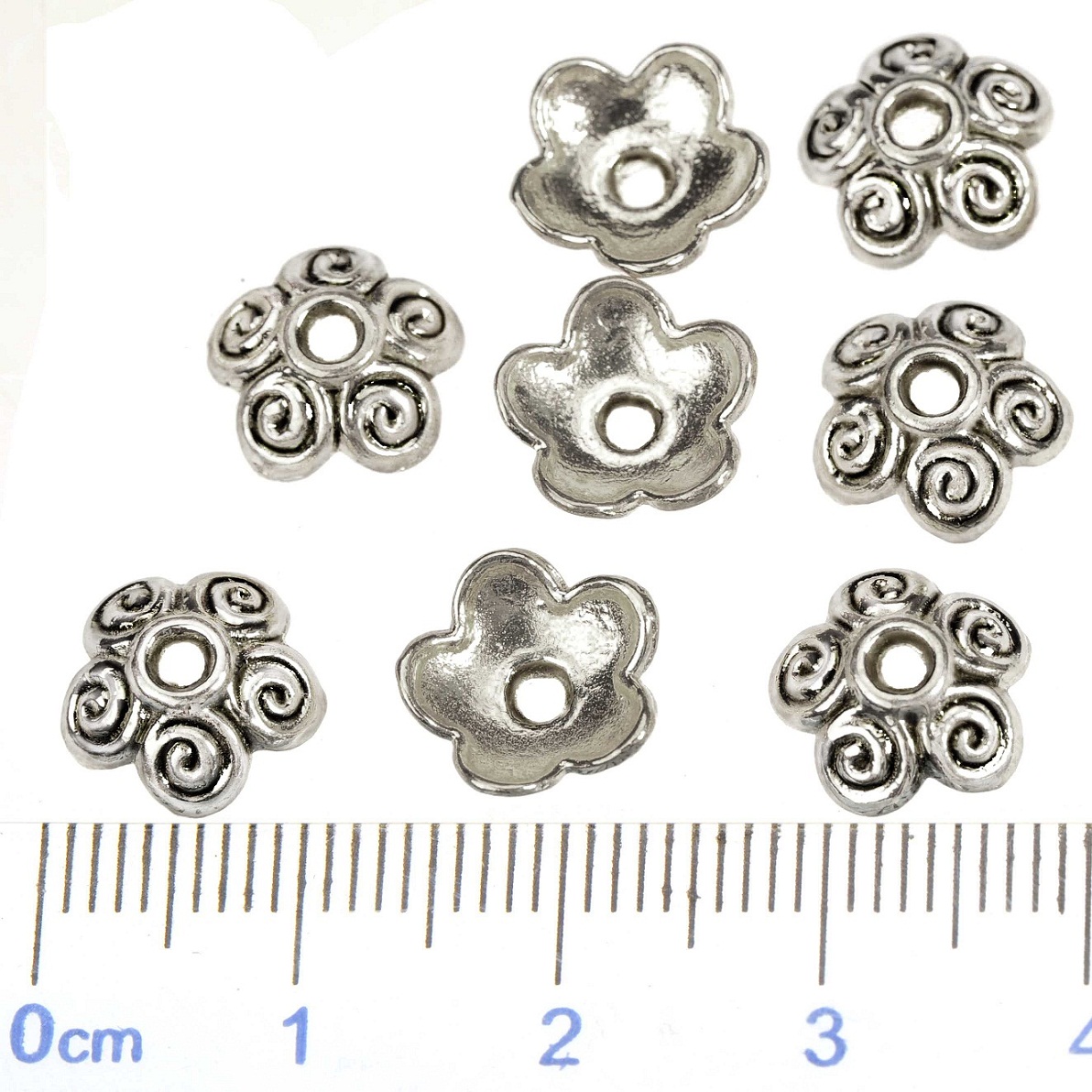 Jwelery Findings Silver End Be - đánh giá và giá Bead Cap Flower