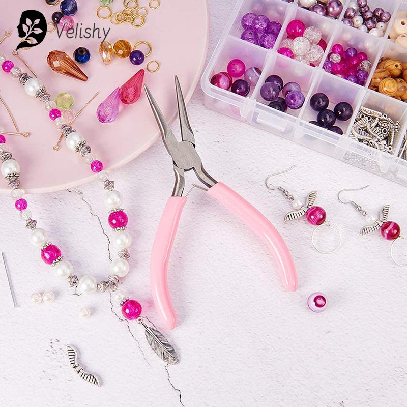 1PC Mini Pliers Diagonal Round - đánh giá và giá Jewelry Making Needle Nose Pliers