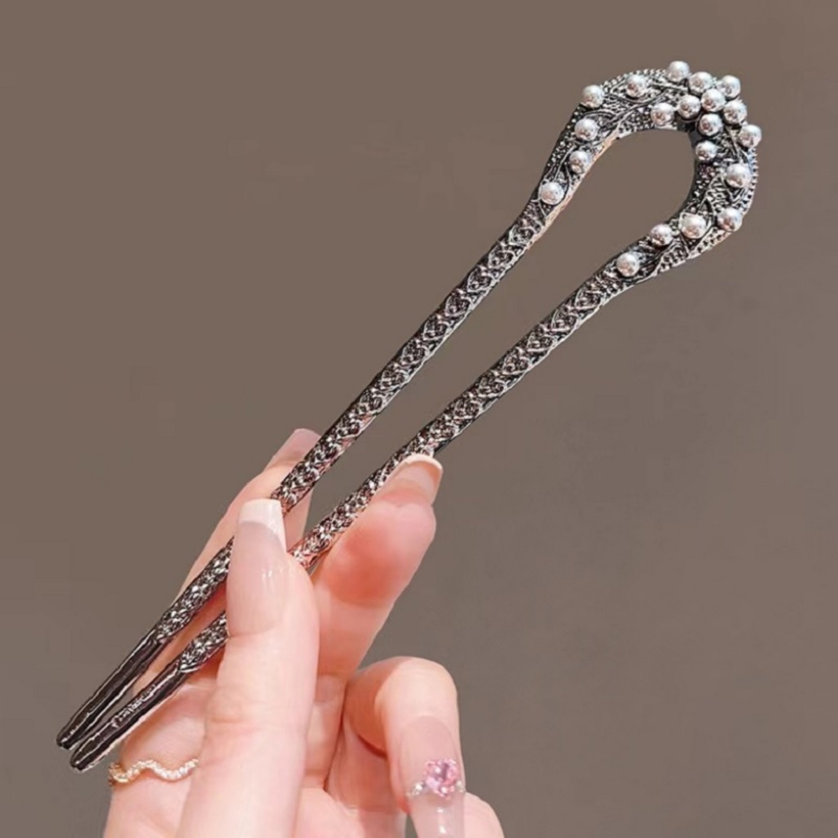 New Pearl U Shaped Hairpin For - đánh giá và giá Jewelry Making Adults