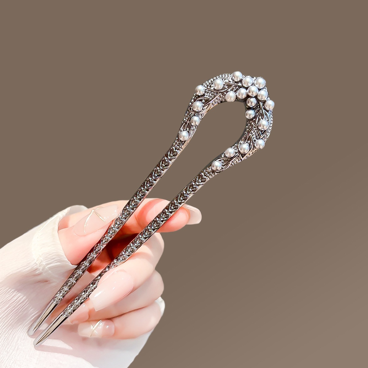 New Pearl U Shaped Hairpin For - đánh giá và giá Jewelry Making Adults