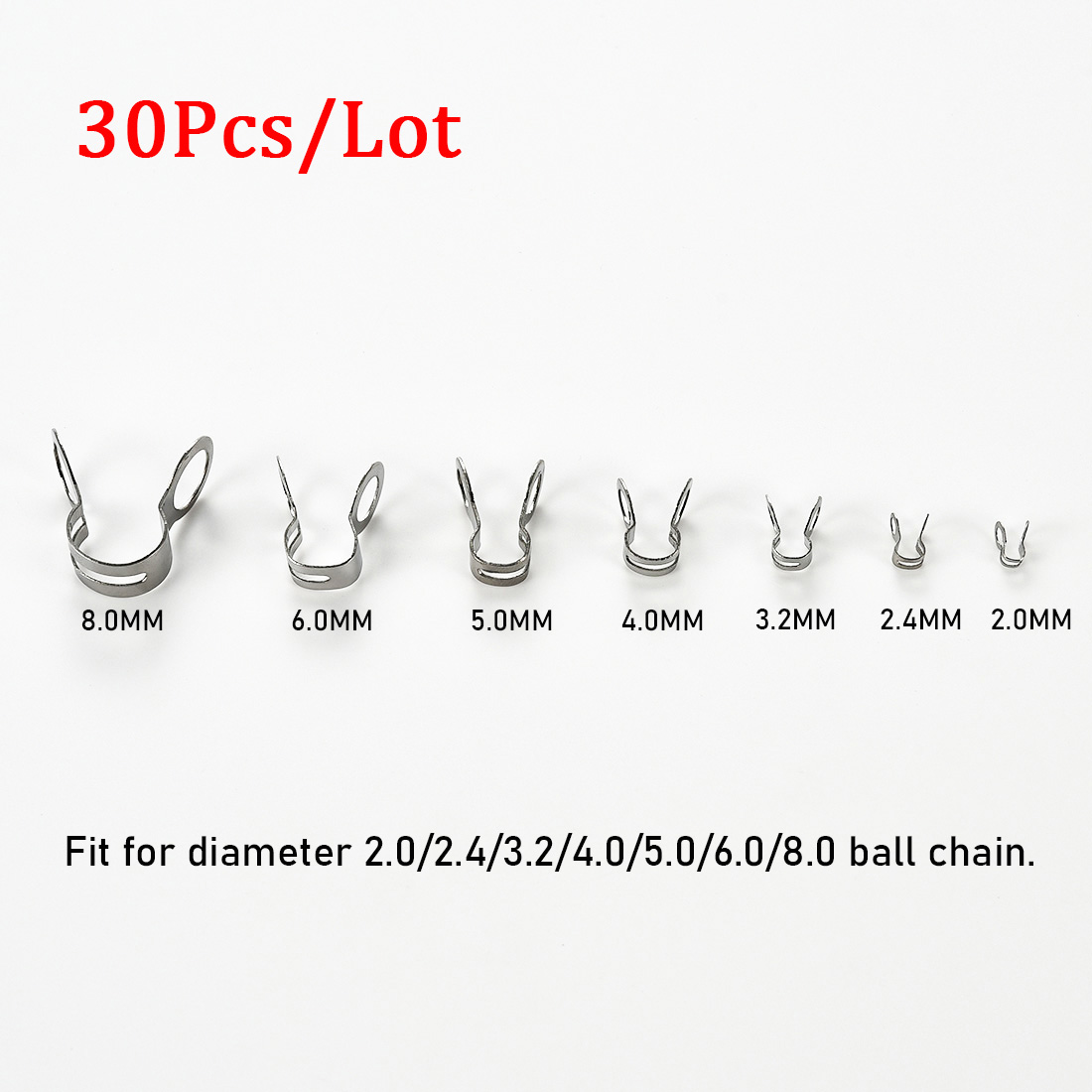 30Pcs Stainless Steel Ball Cha - đánh giá và giá Jewelry Making Class