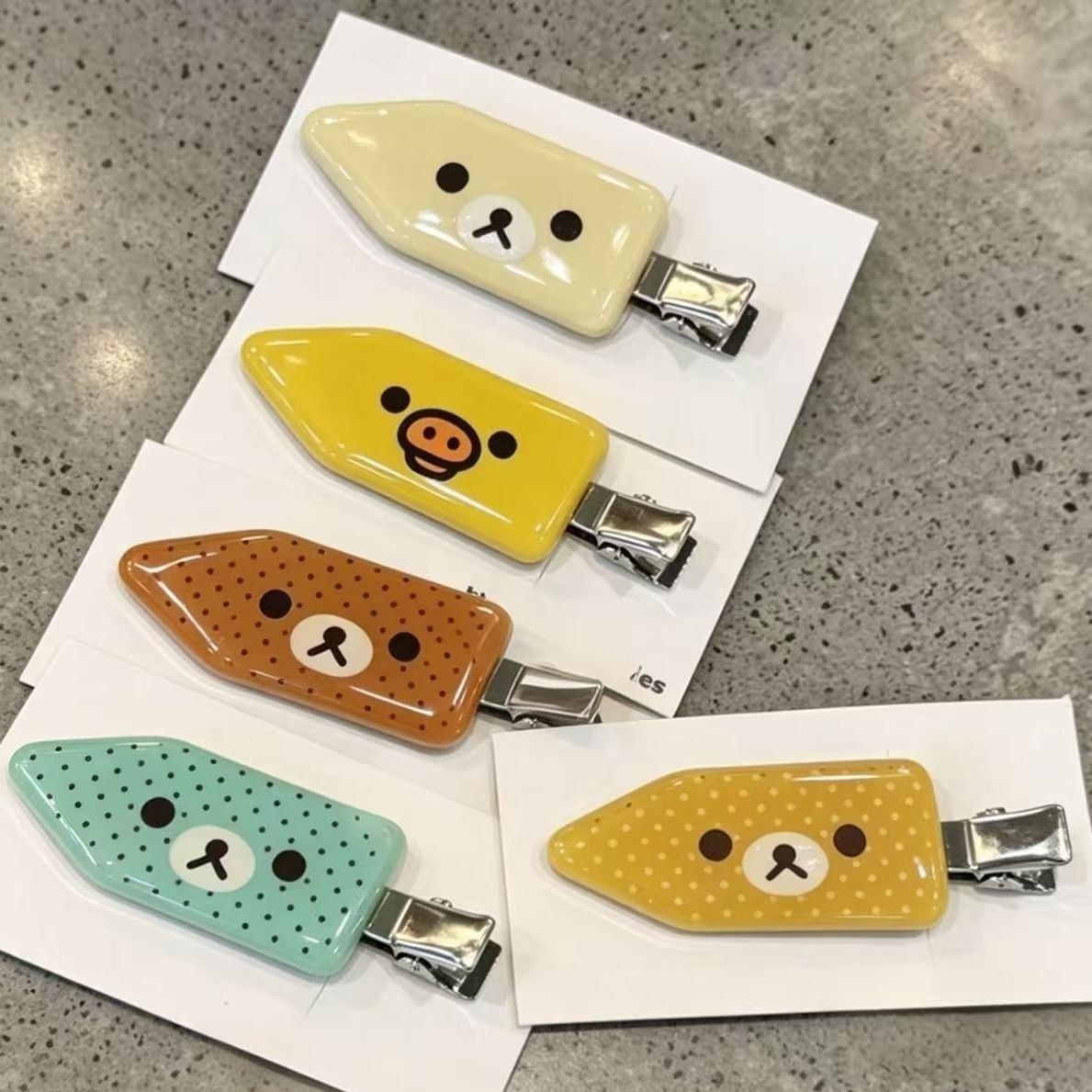 INS Bear Hair Clips Kiiroitori - đánh giá và giá Jewelry Making Adults