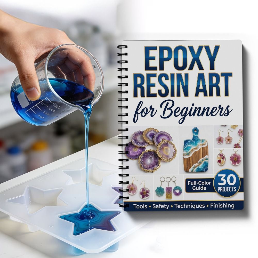 Step-by-Step Epoxy Resin Art H - đánh giá và giá Jewelry Making For Beginners Book