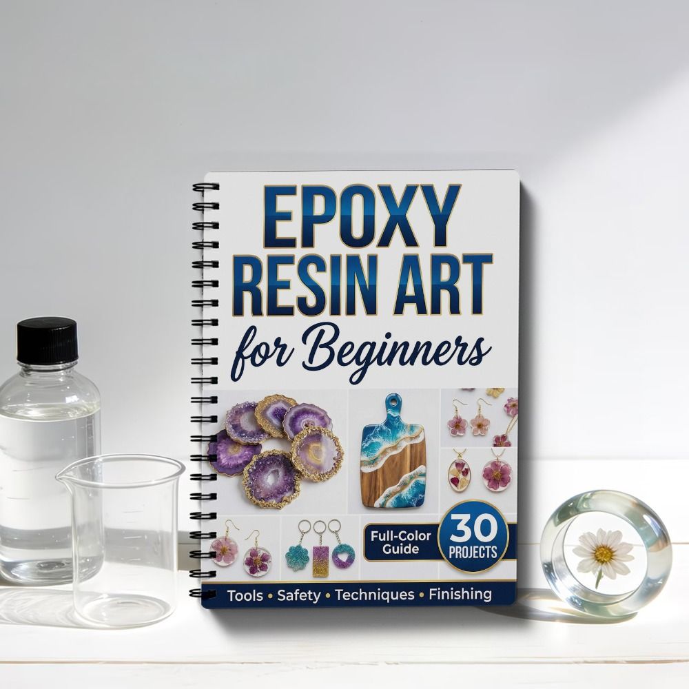 Step-by-Step Epoxy Resin Art H - đánh giá và giá Jewelry Making For Beginners Book