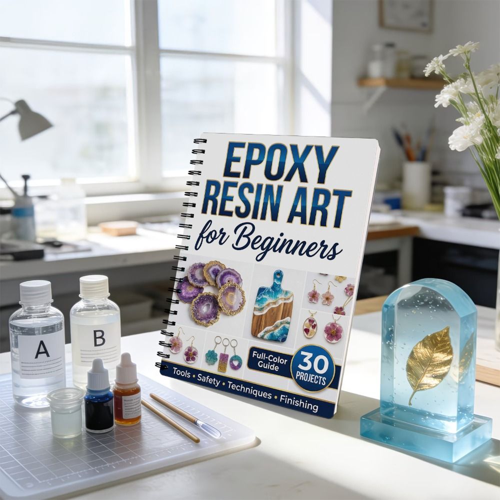 Step-by-Step Epoxy Resin Art H - đánh giá và giá Jewelry Making For Beginners Book