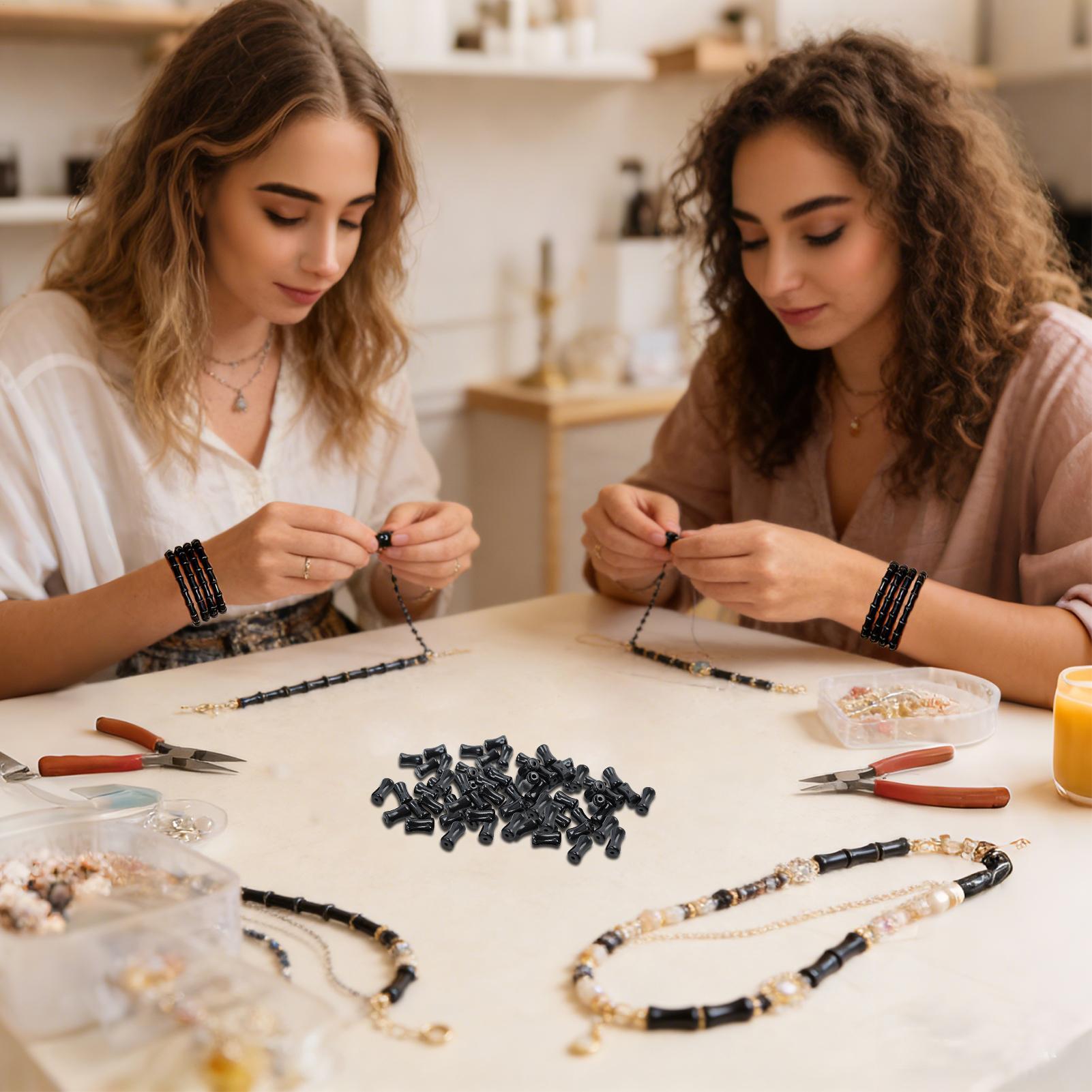 50pcs Glass Beads 8mm Jewelry  - đánh giá và giá Jewelry Making For Teens