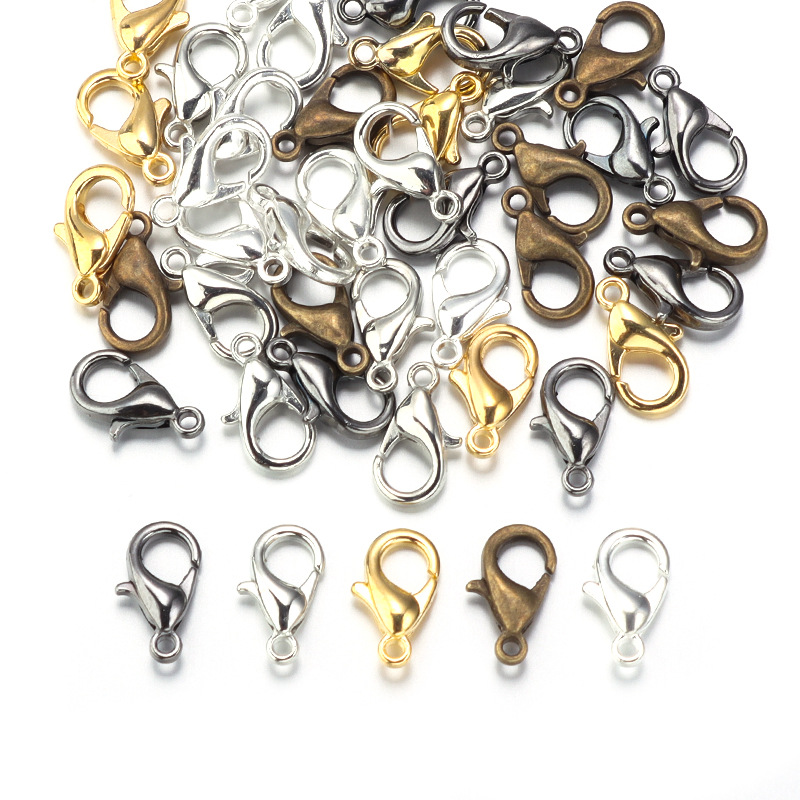 100pcs 9 12 14mm Zinc Alloy Lo - đánh giá và giá Jewelry Making Class