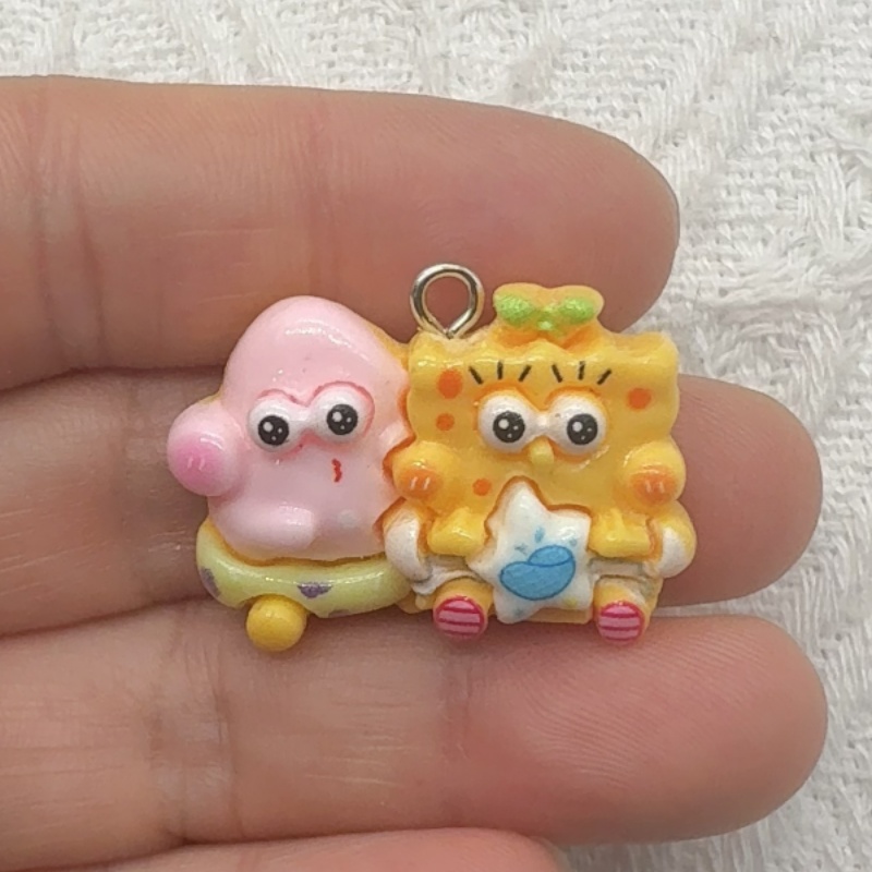 10pcs cartoon resin pendant, D - đánh giá và giá Jewelry Making Diy
