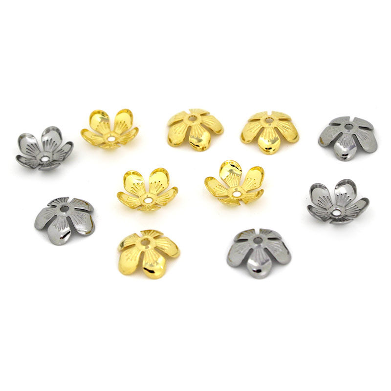 50Pcs 11mm Stainless Steel Flo - đánh giá và giá Bead Cap Flower