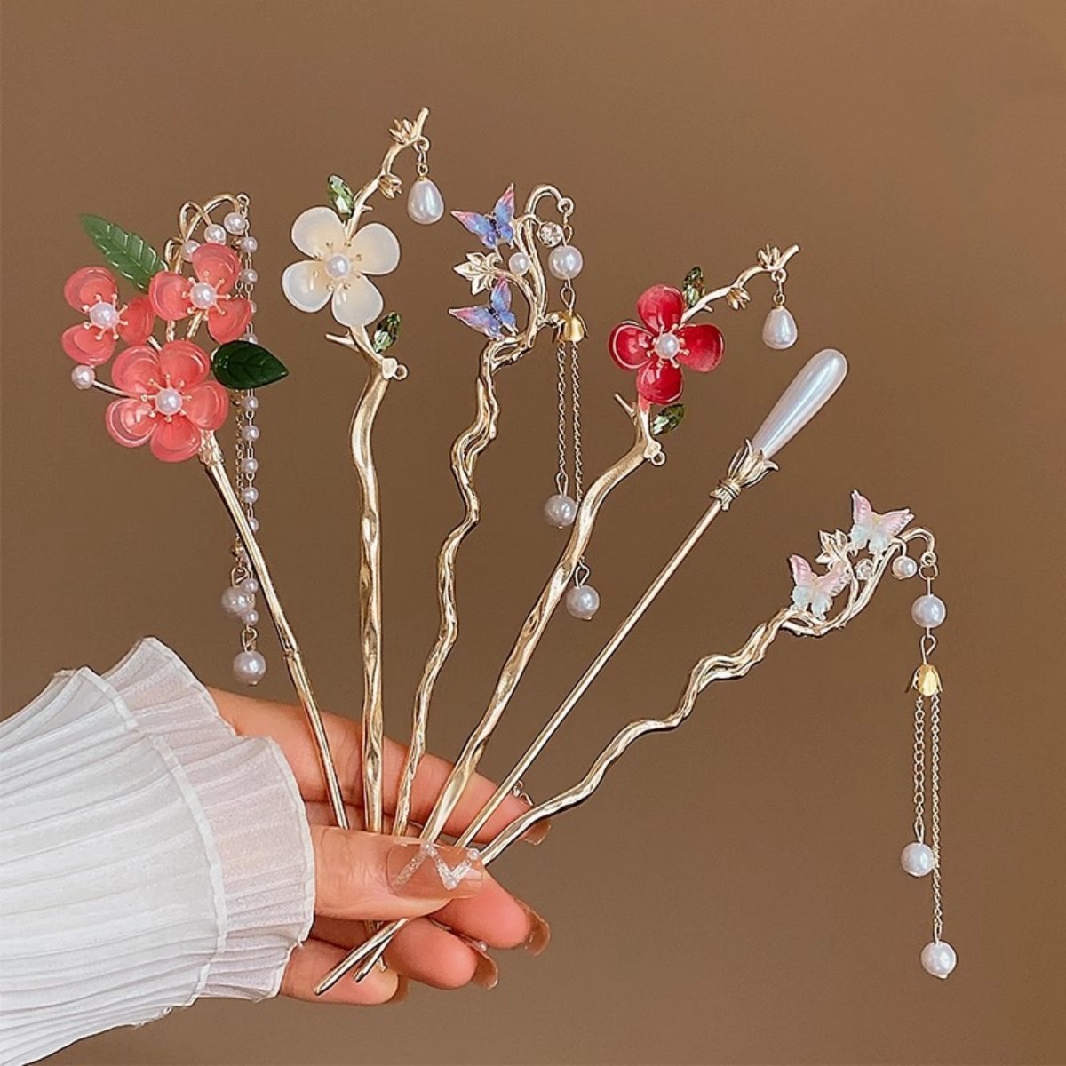 2025 New Flower Hairpin For Wo - đánh giá và giá Jewelry Making Adults
