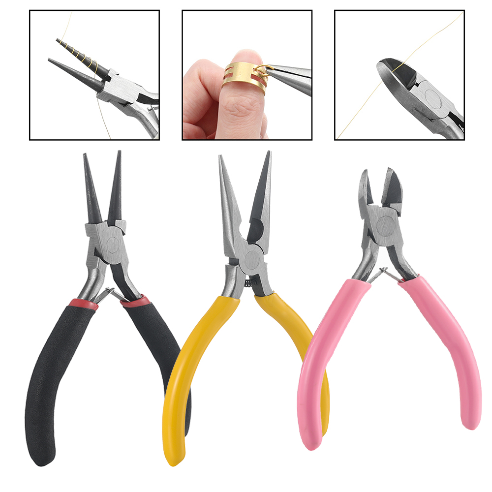 3pcs/Set 3 Styles Jewelry Plie - đánh giá và giá Jewelry Making Needle Nose Pliers