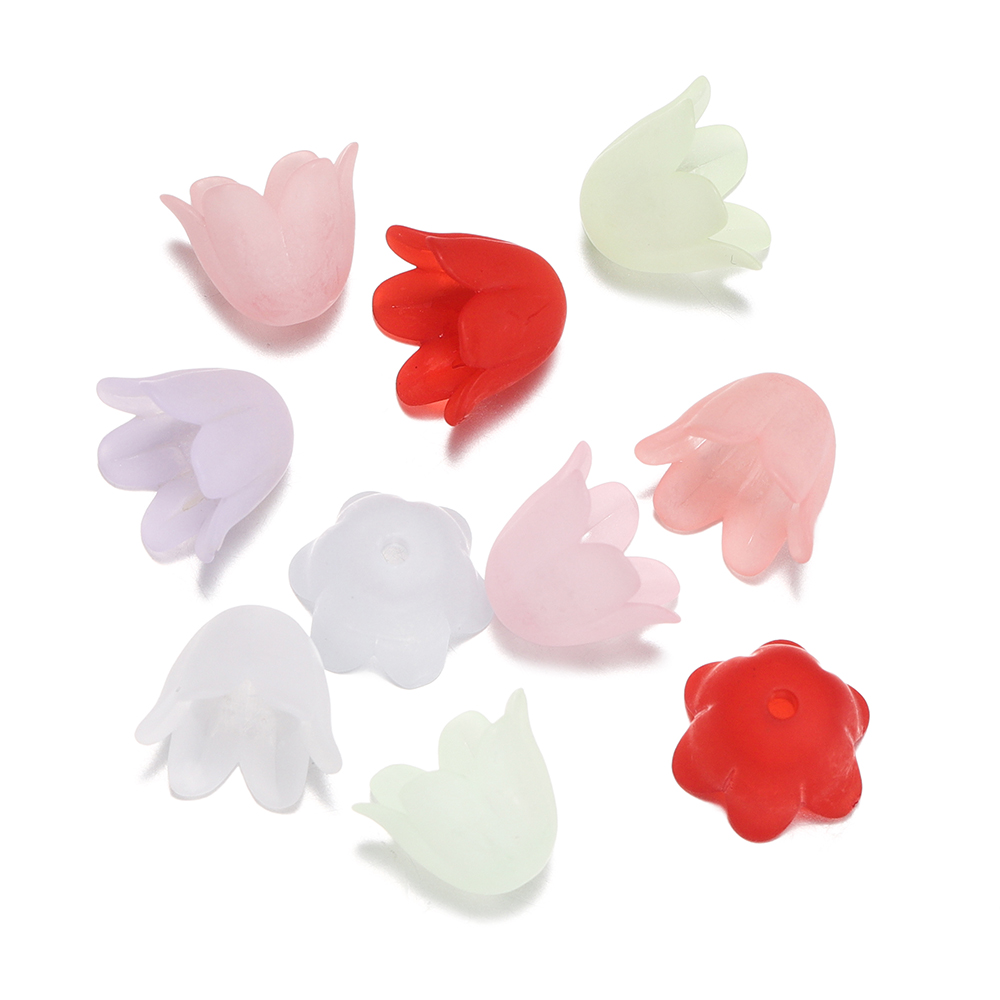 50pcs 8.5X11mm Colorful Bellfl - đánh giá và giá Bead Cap Flower